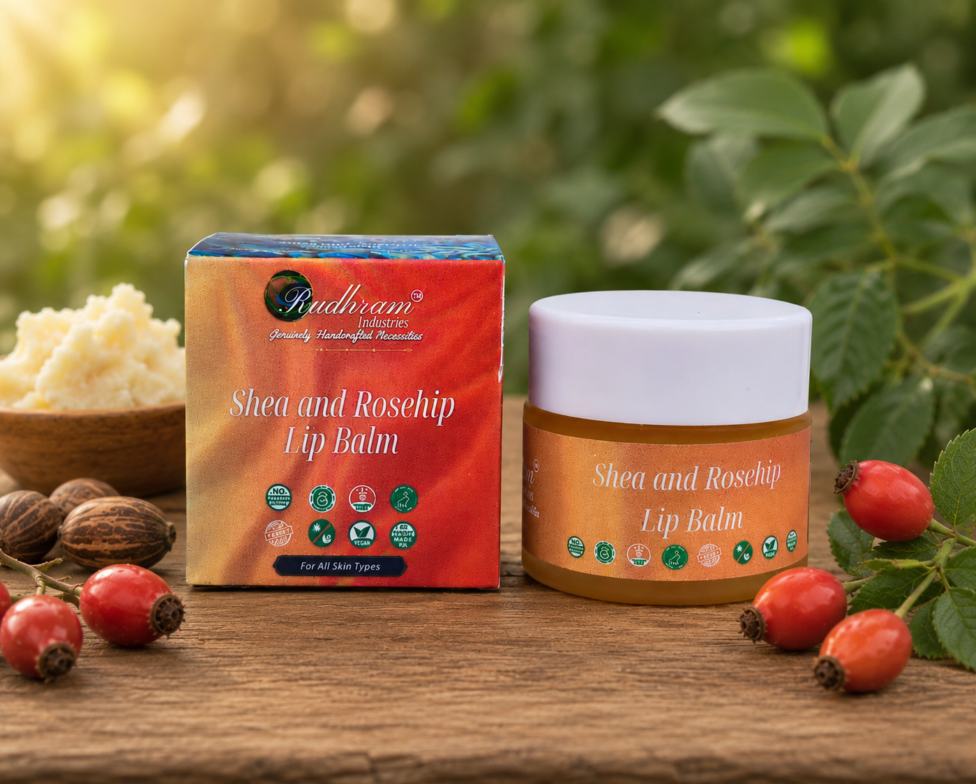 Shea and Rosehip Lip Balm
