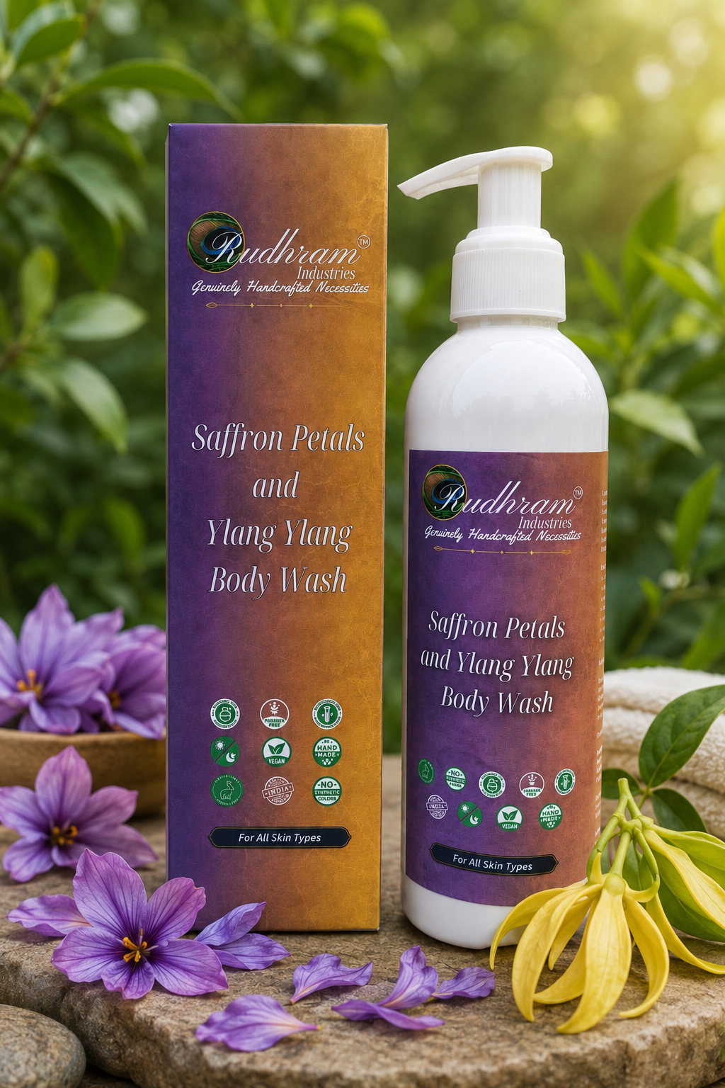 Saffron Petals and Ylang Ylang Body Wash